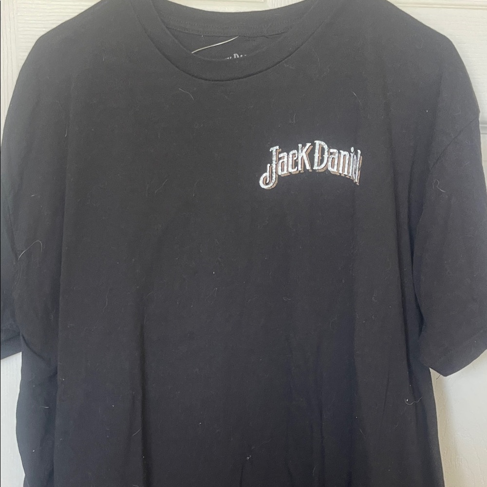 Jack Daniels Black Short Sleeve Logo Tee